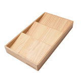 Madesmart Rubberwood Spice Drawer Organiser 19.5 x 39.5 x 4.8 cm