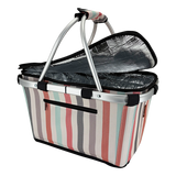 Sachi Insulated Carry Basket with Lid 49 x 27 x 25 cm