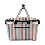 Sachi Insulated Carry Basket with Lid 49 x 27 x 25 cm