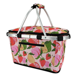Sachi Insulated Carry Basket With Lid 49 cm
