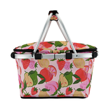 Sachi Insulated Carry Basket With Lid 49 cm