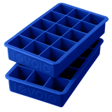 Tovolo Perfect Cube Ice Tray Set 2 Blue