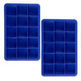 Tovolo Perfect Cube Ice Tray Set 2 Blue