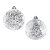 Tovolo Ornamental Ice Moulds Set 2 Tree Snowflake