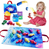 AmpEase Montessori 2-in-1 Cloth Fishing Game Ocean