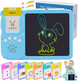 Talking Flash Cards LCD Writing Tablet Kids X10