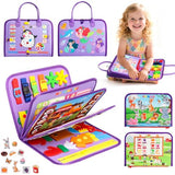 Kids Montessori Sensory Busy Board Activity Book BB20
