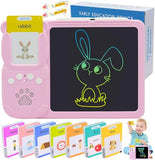 Talking Flash Cards LCD Writing Tablet Kids X10