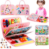 Kids Montessori Sensory Busy Board Activity Book BB20