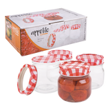Appetito Mason Preserving Jars 250ml Set 6