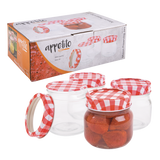 Appetito Mason Preserving Jars 250ml Set 6