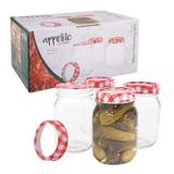 Appetito Mason Preserving Jars 500ml Set 6