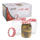 Appetito Mason Preserving Jars 500ml Set 6