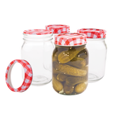 Appetito Mason Preserving Jars 500ml Set 6