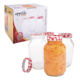 Appetito Mason Preserving Jars 1L Set 4