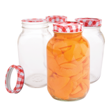 Appetito Mason Preserving Jars 1L Set 4