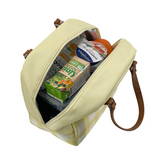 Lunch Bag Tote Insulated Cali Lunch Storage Container Daffodil Gingham Yellow