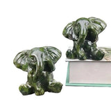 Gemstone Crystal Elephant Figurine  Aromatherapy Home Décor Unique Gift Statue