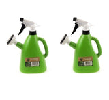 2 pieces 2 in 1 Watering Can with Spray 0.9 Liter Capacity Garden Flower Small