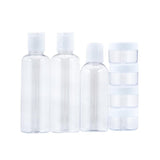 2PCS Set 7 Pieces each 1St Care Refillable Toiletry Travel Bottle and Jar