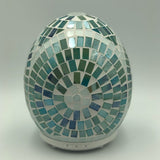 Green Aztec Glass Mosaic Aroma Electric Diffuser Essential Oils Aromatherapy Lrg