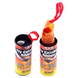 8 Rolls Flies Insect Bug Fly Glue  Trap Paper Catcher Ribbon Strip Sticky Tape