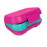 Bentgo Kids' Leak Proof Snack Container - Fuchsia/Teal