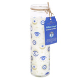 All Seeing Eye White Sage Tube Scented Candle Decor  Protection