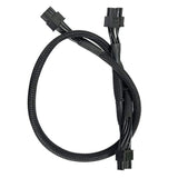 Dual Mini 6 Pin to 8 Pin PCI-E Video Card Power Cable Y Splitter 18AWG Mac Pro