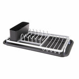 Dish Rack Practical Storage Compact Drying Caravan Camp D'Line Aluminium 43X23CM