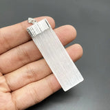 Pendant White Gypsum Crystal Necklace Natural Selenite Cleansing Reiki Silvery