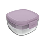 Bentgo All-In-One Glass Salad Container To Go Dressing Lunch Box Set Lavender