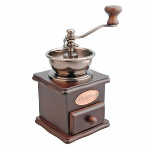 Casa Barista Classic Wood Coffee Grinder