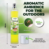 1PCE Citronella Scented Deodoriser Repellent Spray Garden Greens 100ml