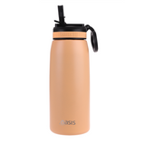 Oasis Stainless Steel Insulated Sports Bottle w/ Sipper 780ml - Rockmelon
