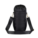 Sachi Crossbody Insulated Bottle Bag Cooles Tote Carrier Purse Black