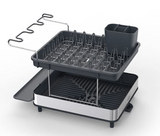 Joseph Joseph Excel Steel 2-Tier Stainless Steel Dish Rack Gray
