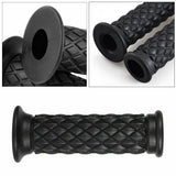 Motorcycle Rubber Gel Hand Grips For 7/8in 22mm Handlebar Sports Bike Universal
