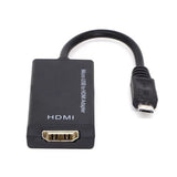 Universal MHL Micro USB To HDMI Cable 1080P HD TV Adapter For Android Phones
