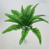 1x Bunch Artificial Persian Leaves Fern Grass Green Plant Garden Decor 43cm