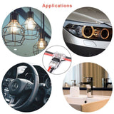 5PCS 12V T2 Wire Cable Snap In Connector Terminal Connections Joiner Auto Plug