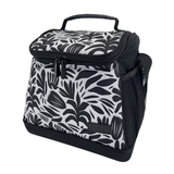 Sachi Weekender Insulated Cooler Bag 12L Storage Leak Proof Monochrome Blooms