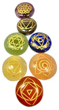 7 Chakras Crystal Set Heiki Healing Meditation Colourtherapy 7 Pieces