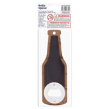1PK Bottle Opener Magnetic Flat Bottle Shaped Beer Opener 5x15cm Assorted