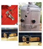 2pc Toggle Clasp Case Clip Suitcase Tool Box Trunk Latch Lock Stainless Steel