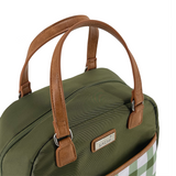 Lunch Bag Tote Insulated Cali Lunch Storage Container Olive Green Gingham