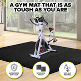 20PCE Floor Mats EVA Square Interlocking Durable High Density - 29cm Black