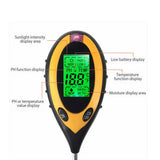 4 in 1 Soil PH Tester Moisture Sunlight Light Test Meter for Garden