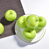 10x Artificial Green Apple Apples Fake Fruit Home Party Wedding Shop Decoration