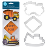 Set 3 Cutter Construction Cookie Biscuit Dough Stainless Steel R&M